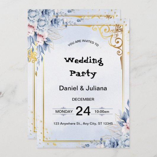 招待状 (正面/裏面)