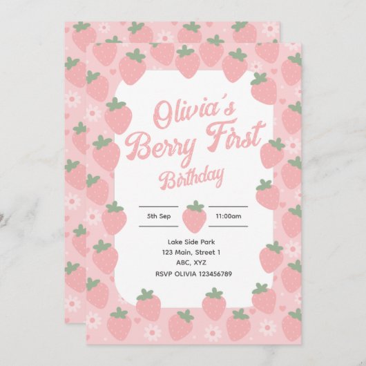 招待状 (正面/裏面)