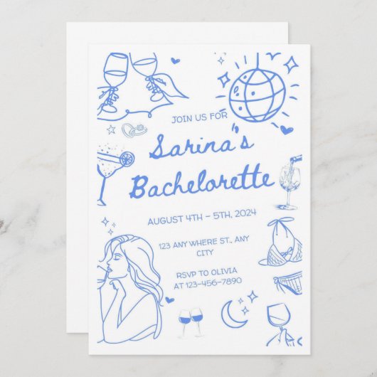 招待状 (正面/裏面)