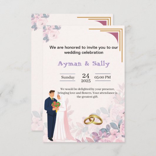 招待状 (正面/裏面)