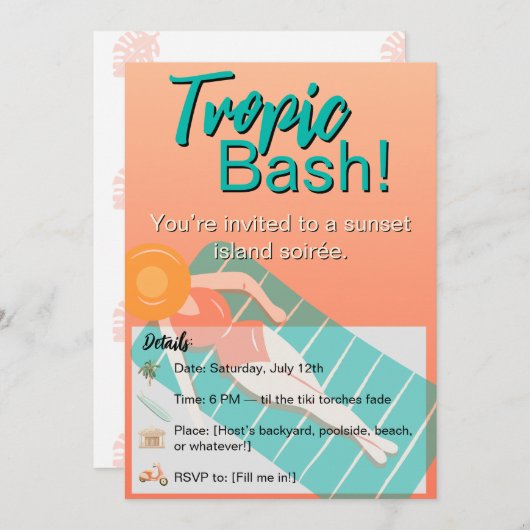 招待状 (正面/裏面)