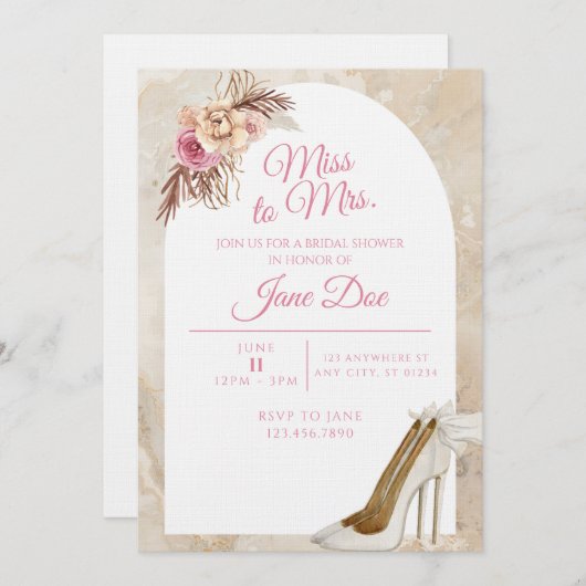 招待状 (正面/裏面)