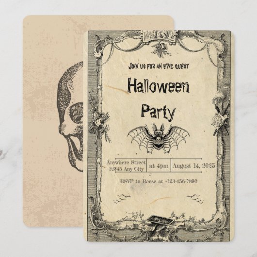 招待状 (正面/裏面)