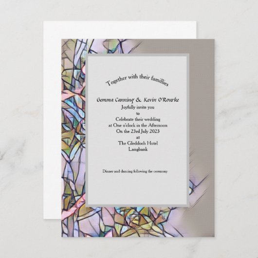 招待状 (正面/裏面)