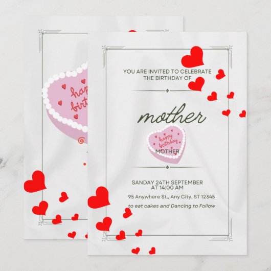 招待状 (正面/裏面)