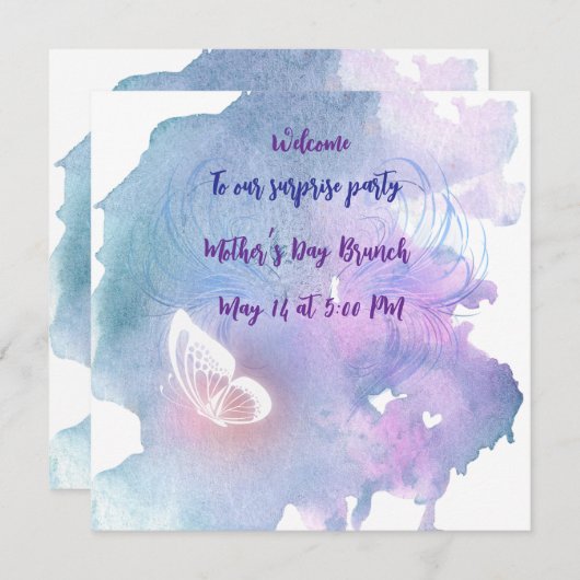 招待状 (正面/裏面)