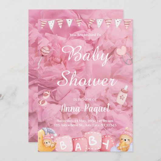 招待状 (正面/裏面)