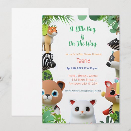 招待状 (正面/裏面)