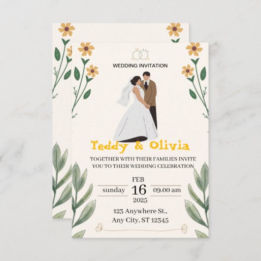 招待状 (正面/裏面)