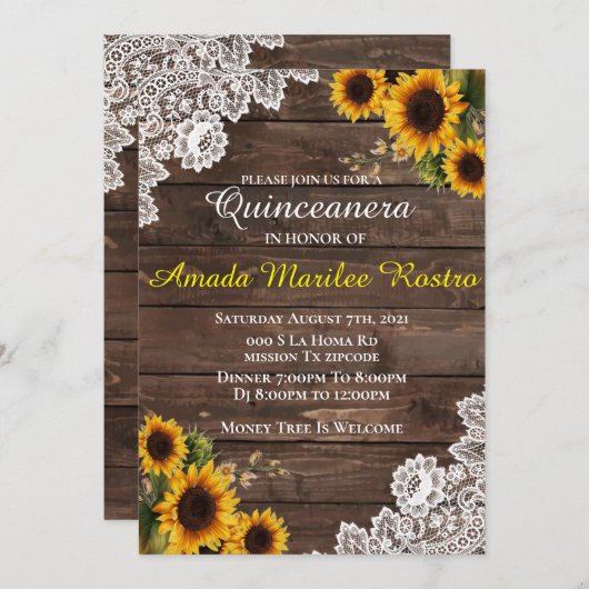 招待状 (正面/裏面)