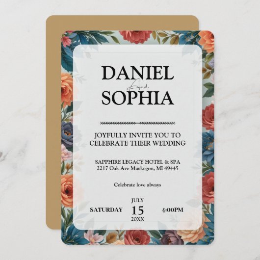 招待状 (正面/裏面)