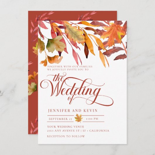 招待状 (正面/裏面)