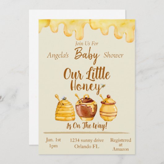 招待状 (正面/裏面)