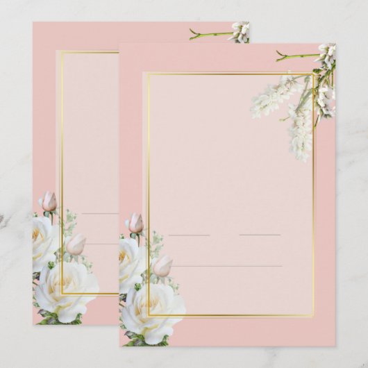 招待状 (正面/裏面)