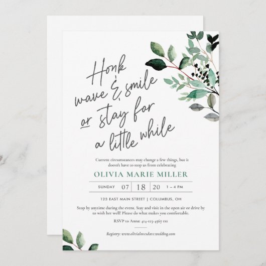 招待状 (正面/裏面)