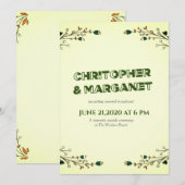 招待状 (正面/裏面)