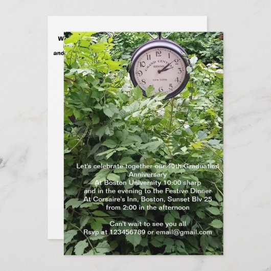 招待状 (正面/裏面)