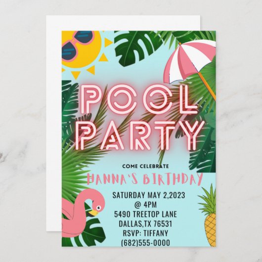 招待状 (正面/裏面)