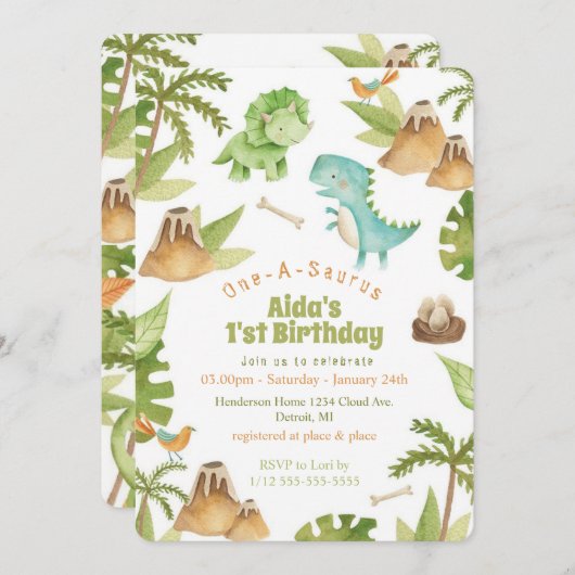 招待状 (正面/裏面)