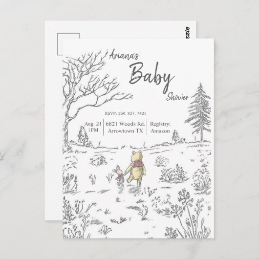 招待状 (正面/裏面)