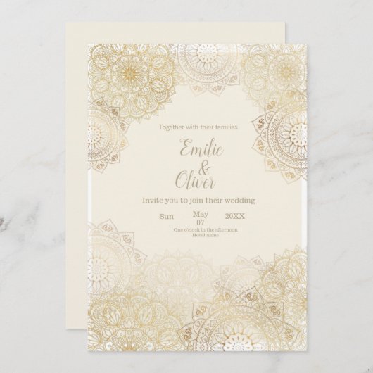 招待状 (正面/裏面)