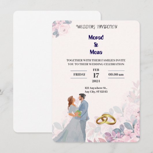 招待状 (正面/裏面)