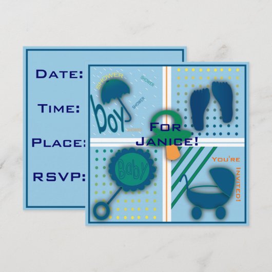 招待状 (正面/裏面)