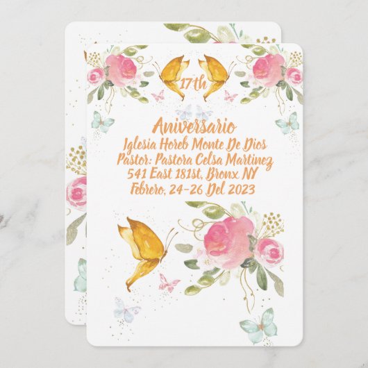 招待状 (正面/裏面)