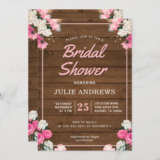 招待状 (正面/裏面)