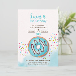 招待状1歳 招待状