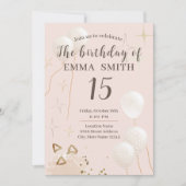 招待状15歳 招待状 (正面)