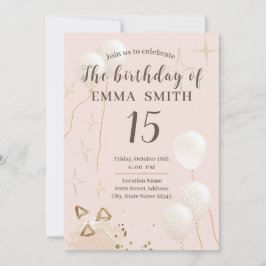 招待状15歳 招待状