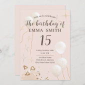 招待状15歳 招待状 (正面/裏面)