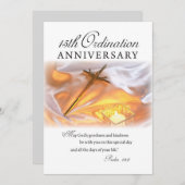 招待状15th調整の記念日、クロス缶 招待状 (正面/裏面)