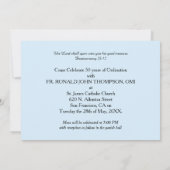 招待状50周年記念司祭Orn 招待状 (裏面)