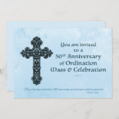招待状50周年記念司祭Orn 招待状 (正面/裏面)