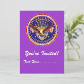 招待状5" x 7"米国忘れは。..
 ... 招待状 (スタンド正面)