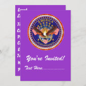 招待状5" x 7"米国忘れは。..
 ... 招待状 (正面/裏面)