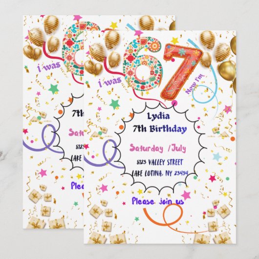 招待状67 招待状 (正面/裏面)