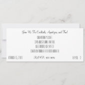 招待状90歳の誕生日パーティーお祝い 招待状 (裏面)