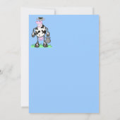 招待状「おもしろいcow」 招待状 (裏面)