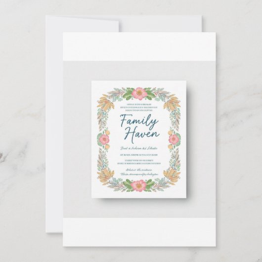 招待状 & お知らせ (正面)