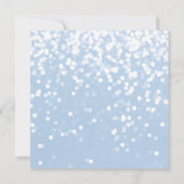 招待状-きらめくブライダルシャワーブルー 招待状 (裏面)
