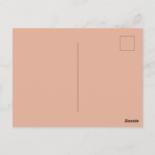 招待状、ほこりっぽいバラピンク(任意の年齢!) ポストカード (裏面)