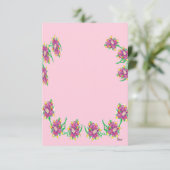 招待状/アジアンユリ/封筒付き 招待状 (スタンド正面)