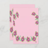 招待状/アジアンユリ/封筒付き 招待状 (正面/裏面)