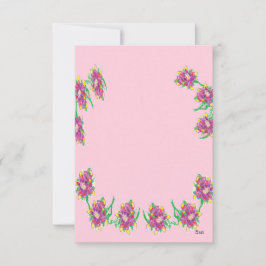 招待状/アジアンユリ/封筒付き 招待状