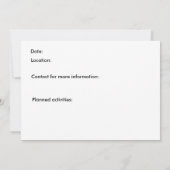 招待状-アンティーク車 招待状 (裏面)