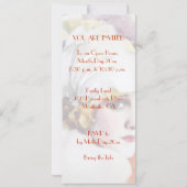 招待状、アンナ・ニルソン　メタリックゴールドストックにて 招待状 (裏面)