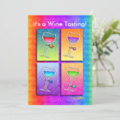 招待状-アーポップ・アートのトワイン 招待状 (スタンド正面)